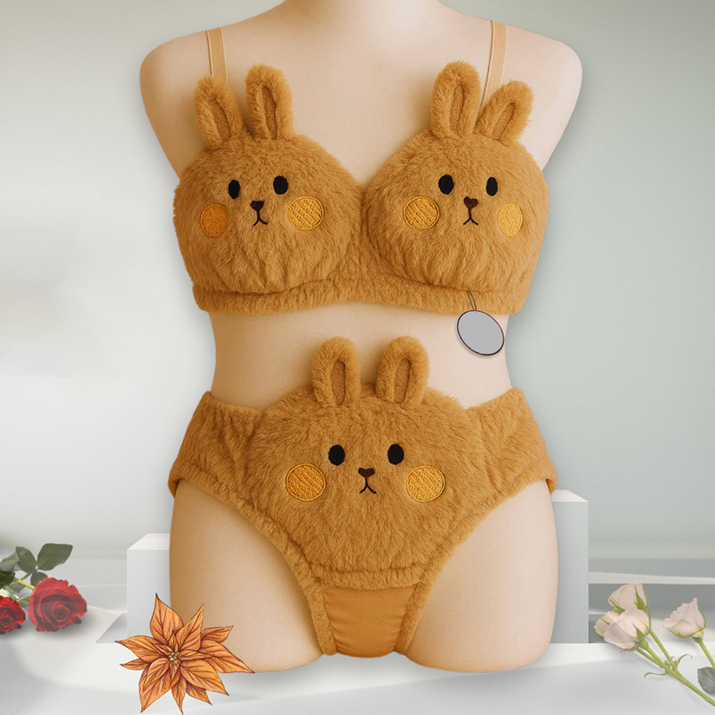 Bra & Panty Double Padded Comfortable Bra Set For Women - Apparel Product Designed For Undergarment Wear And Daily Comfort Routine - 32, Brown