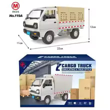 1:10/1:16 Wpl D12 Rc Car Simulation Drift Climbing Truck Led Light Cargo Rc Electric Toy Model For Boys Christmas Surprise Gifts