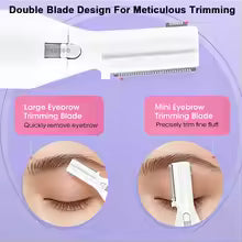 Electric Eyebrow Trimmer Electric Face Hair Remover Eyebrow Hair Trimmer Mini Portable Women Body Hair Shaver Remover
