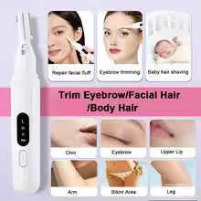 Electric Eyebrow Trimmer Electric Face Hair Remover Eyebrow Hair Trimmer Mini Portable Women Body Hair Shaver Remover