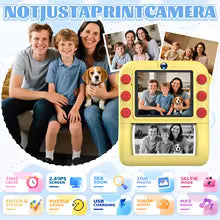 Digital Camera For Children Photography Mini Printer Portable Thermal Instant Print Photo Kids Camera 2.8inch HD Video Toy Gifts