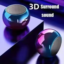 Portable Mini Bluetooth Speaker Pocket-Sized Audio Wireless Sound System Compact Music Player